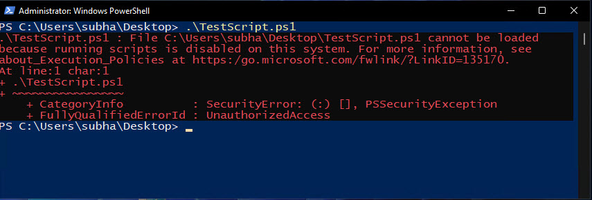 How to Enable Script Execution in Windows PowerShell