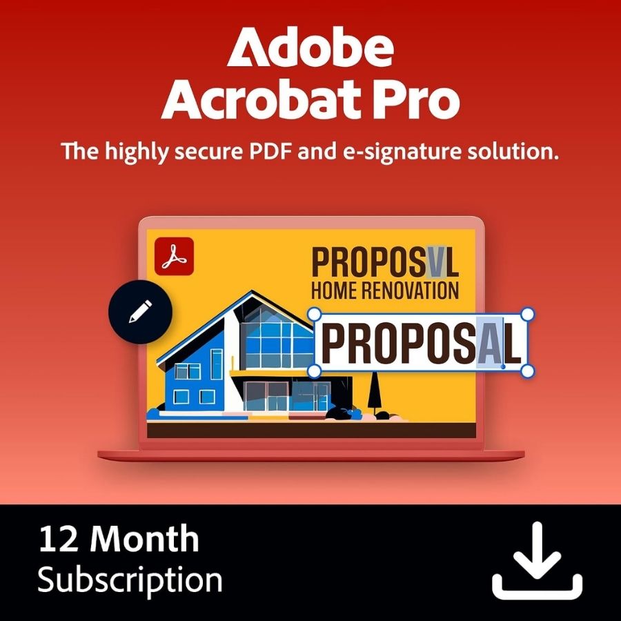 Adobe Acrobat Pro — 12-Month Subscription