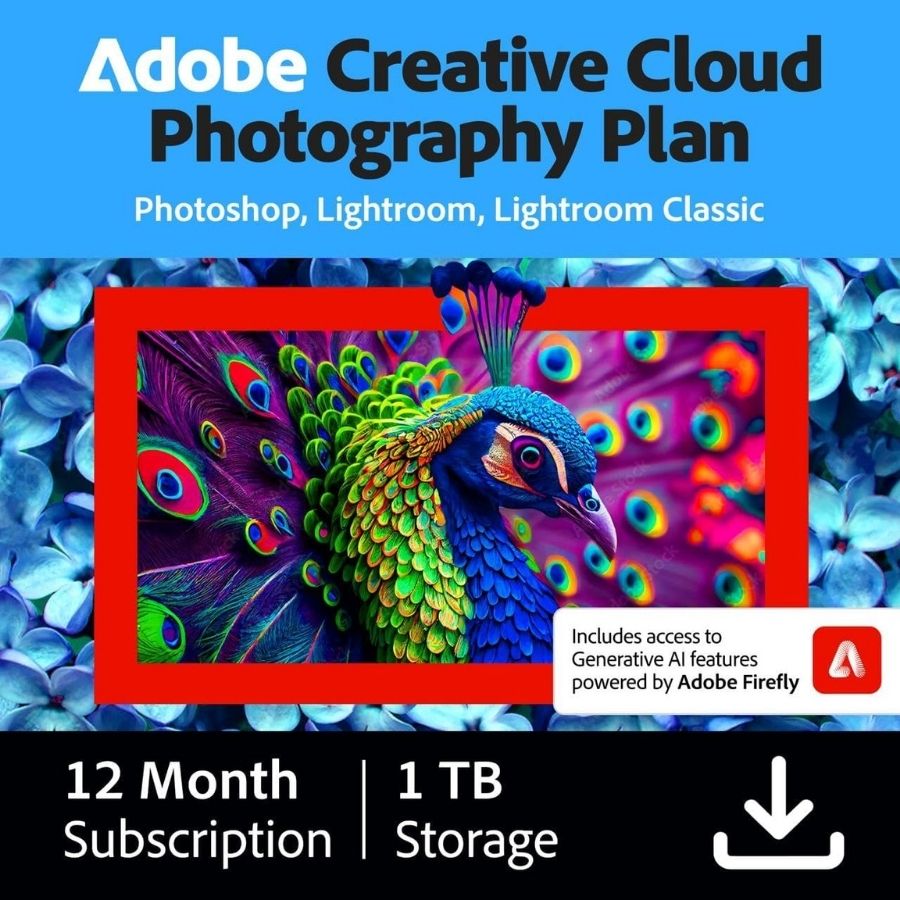 Adobe Photography 1TB Plan 12 Month Activation