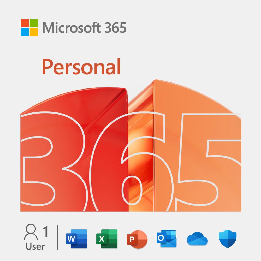 Microsoft 365 Personal | 12-Month Subscription, 1 person