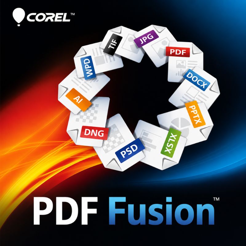 Corel PDF Fusion (Windows) 1 Device Lifetime Activation