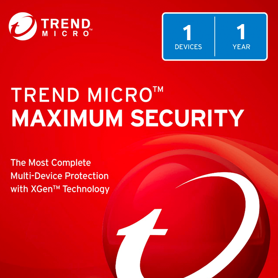 [Key] Trend Micro Maximum Security 1 Device 3 Years Activation