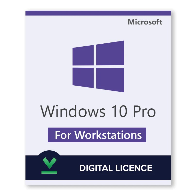 [Retail] Windows 10 Pro for Workstations 1PC Activation - Digital Licence