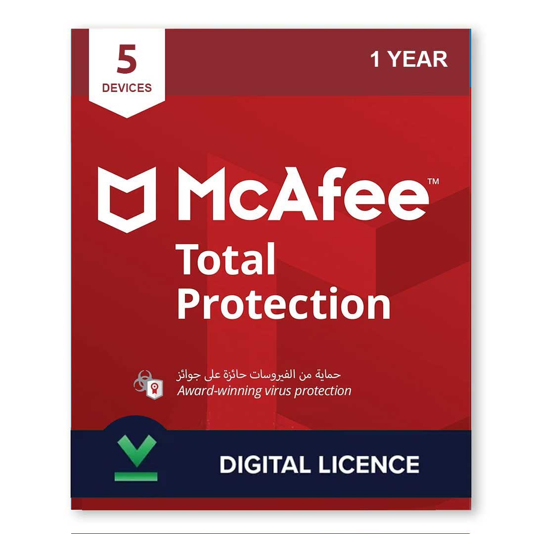 [Key] McAfee Total Protection 5 Devices 1 Year Multidevice