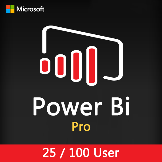 Microsoft Power Bi Pro (1 Year) 25 User Activation