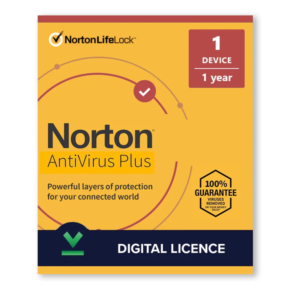Norton Antivirus Plus 1 User 1 Year Activation
