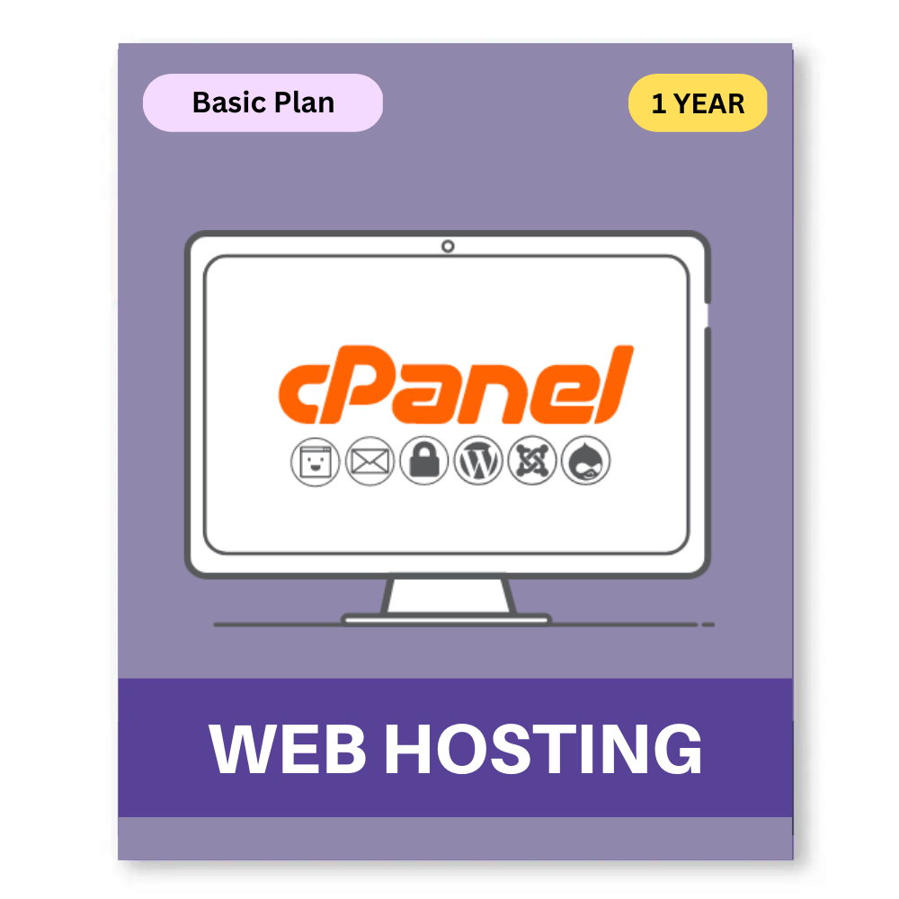 Cpenel Web Hosting | Basic Plan | 1 Year