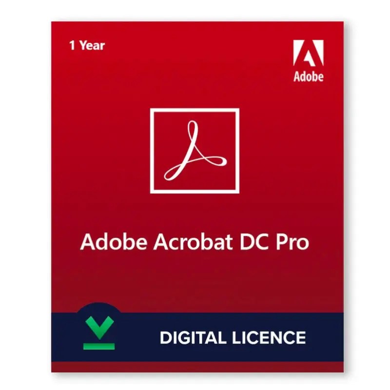 Adobe Acrobat DC Pro | 12 Month Genuine Activation