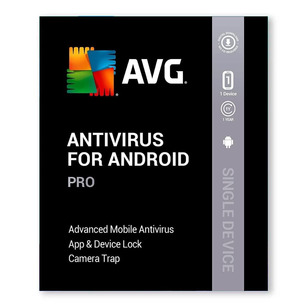AVG AntiVirus Pro for Android | 1 Device 1 Year Activation
