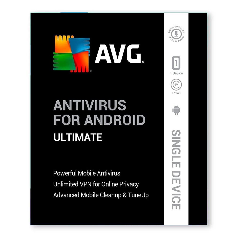 AVG Ultimate Security for Mobile | 1 Device 1 Year Activation