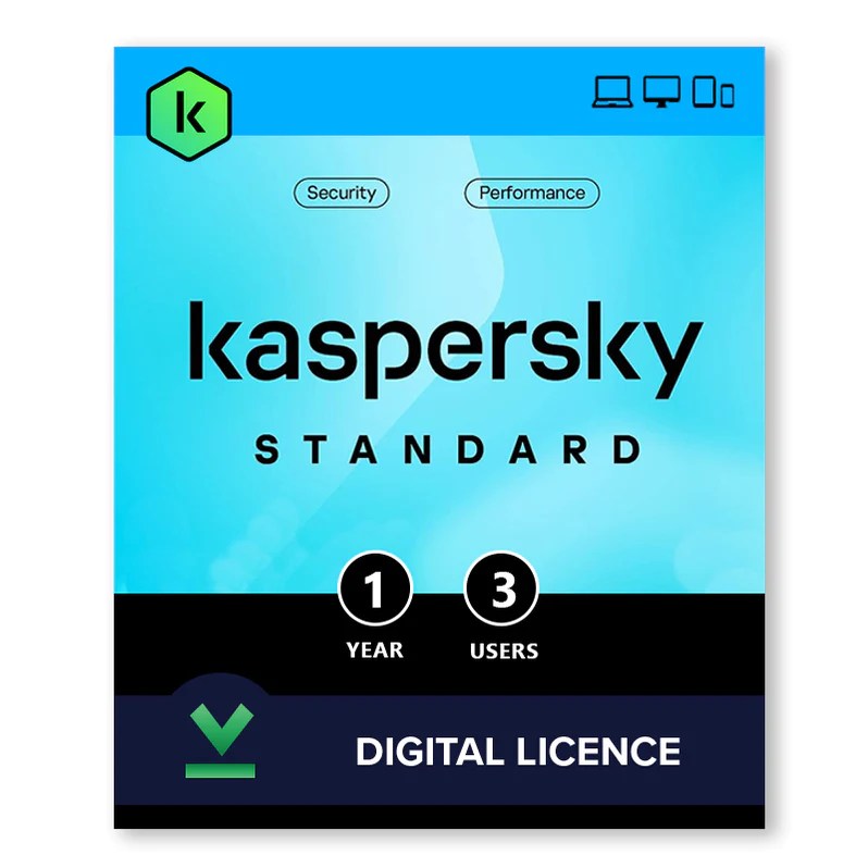Kaspersky Standard 3 Device 1 Year Activation (VPN-Global)