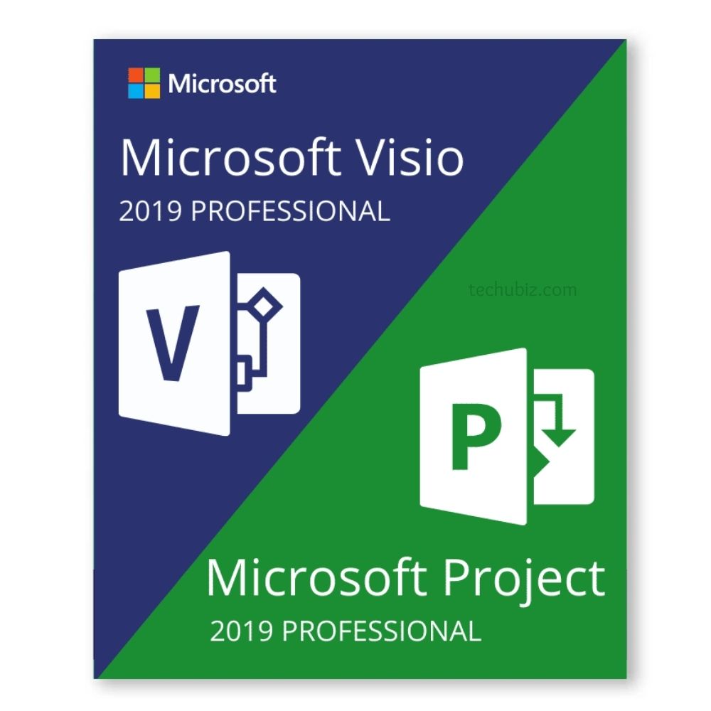 Project Professional + Visio Professional 2019 Activation key – Bundle